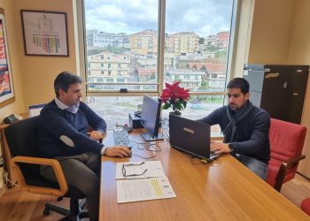 da sinistra larchitetto domenico antonio maida e il dottore giovanni petrolo