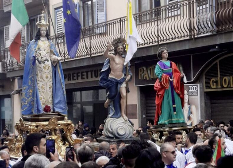 Finita l’emergenza covid, tornano i riti della Settimana Santa. E l’Affruntata a Vibo Valentia
