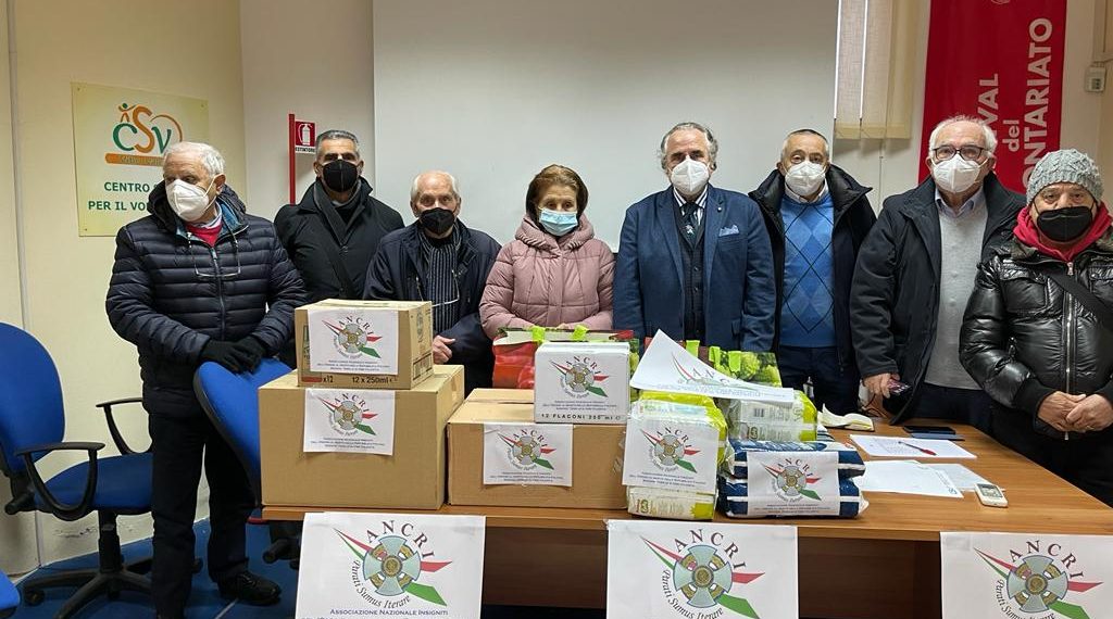 L'ANCRI di Vibo Valentia dona alla Croce Rossa una raccolta per i profughi ucraini 1 whatsapp image 2022 03 10 at 20.53.48