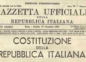 Oggi compie 75 anni la Costituzione della Repubblica Italiana… ma è ancora giovane