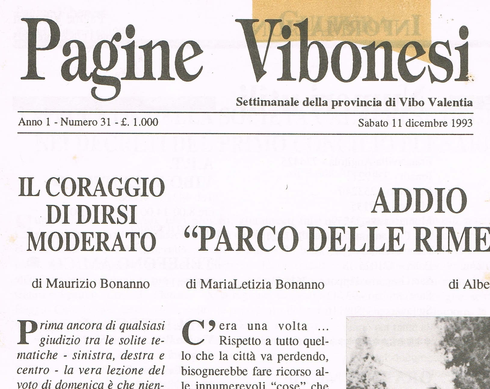 Nulla è cambiato! Trent’anni dopo… “Il coraggio di dirsi moderato”