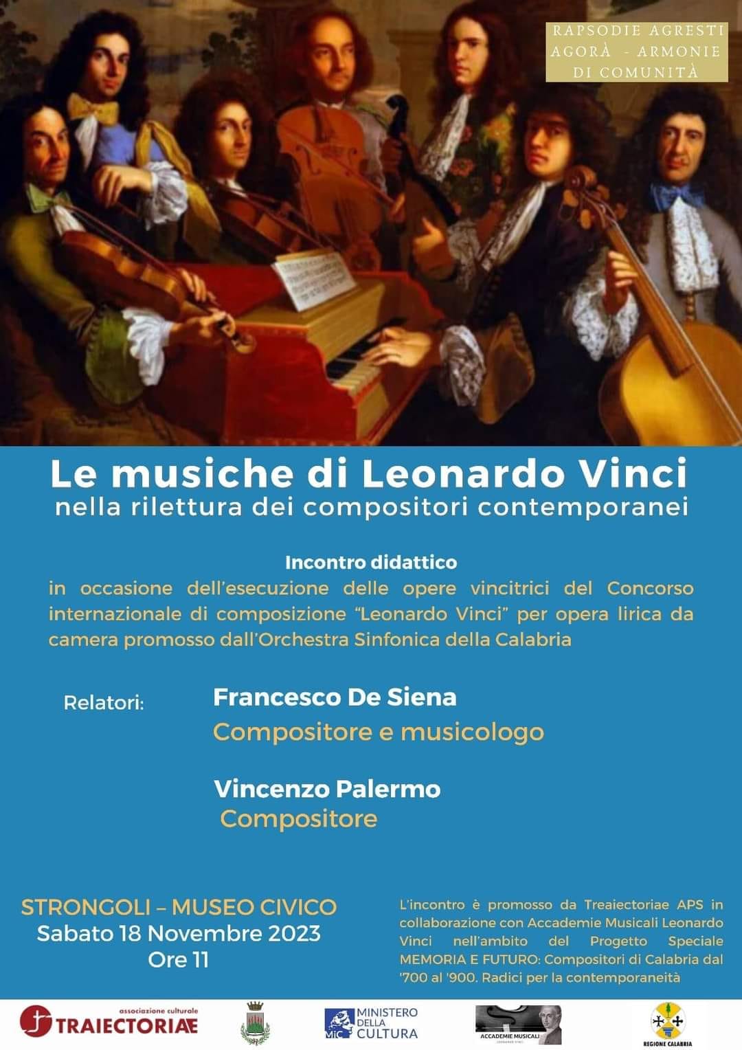 Strongoli ricorda il compositore Leonardo Vinci con concerti, incontri e un concorso musicale 4 398580319 10226904195163835 191741549508791596 n