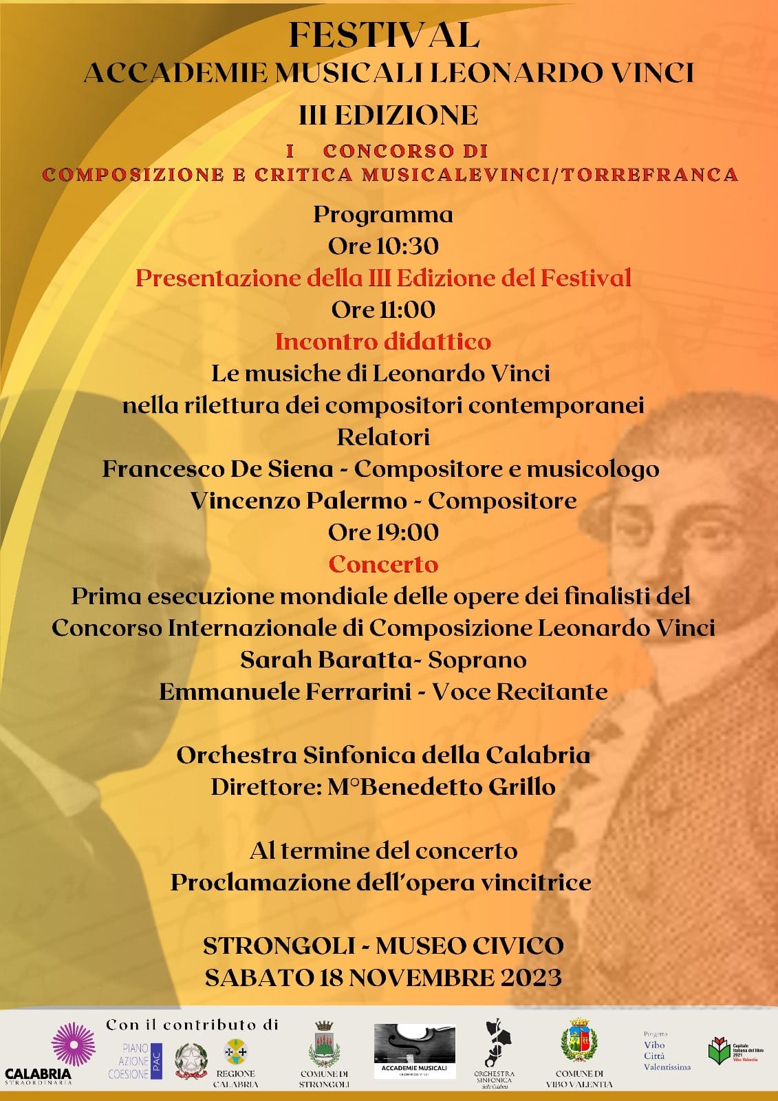 Strongoli ricorda il compositore Leonardo Vinci con concerti, incontri e un concorso musicale 3 398633731 10226904194763825 1399716229046552325 n