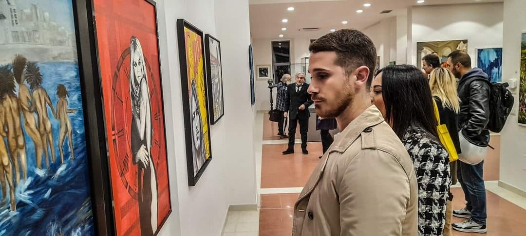 Grande successo per il Vernisagge della Mostra Antologica all'ex Stac di Catanzaro (foto) 12 401807003 10227827956637766 1968729480855851829 n