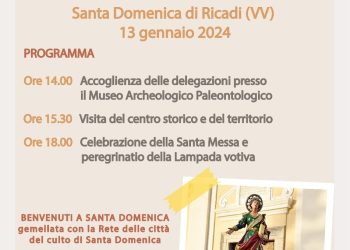 Sabato a Ricadi la IV tappa della peregrinatio della lampada votiva in onore di Santa Domenica 2 whatsapp image 2024 01 12 at 12.34.01