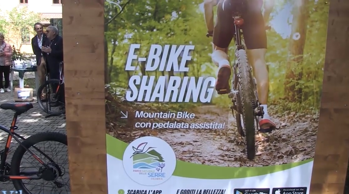 Inaugurata a Serra S. Bruno una stazione di "Bike Sharing" realizzata dal Parco delle Serre (video) 2 bika sharing