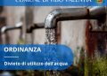 Acqua proibita a Vibo Valentia. L’ordinanza del Sindaco ne vieta l’utilizzo anche a Vibo Marina e Piscopio