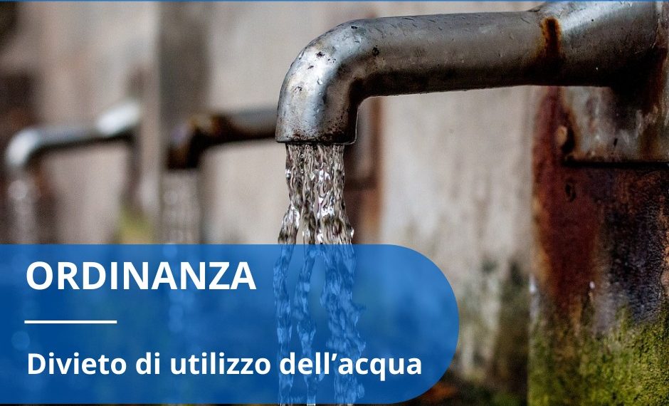 Acqua proibita a Vibo Valentia. L’ordinanza del Sindaco ne vieta l’utilizzo anche a Vibo Marina e Piscopio