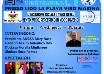 Vibo Marina C’è si tinge di blu per una giornata dedicata alle problematiche dell’autismo