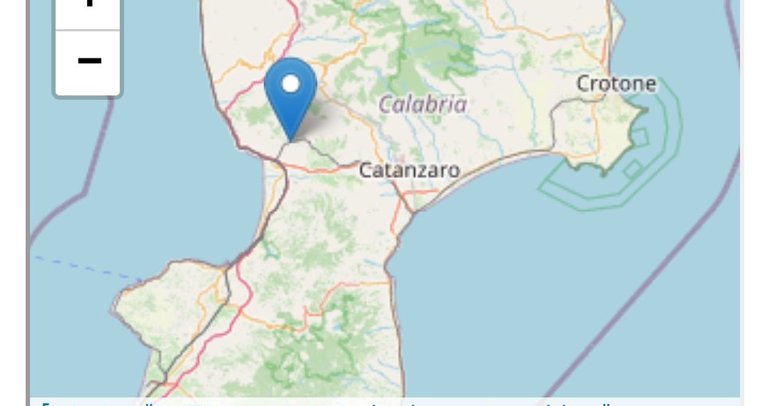 Trema ancora la terra in Calabria. Stamattina, l’epicentro è in un’area del Lametino