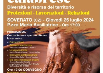 Ceramica calabrese, diversità e risorsa del territorio, in mostra a Soverato tra proiezioni, lavorazione, relazioni