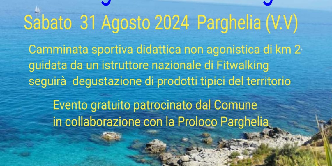 Fitwalking, sabato a Parghelia una passeggiata lungo la Costa degli Dei