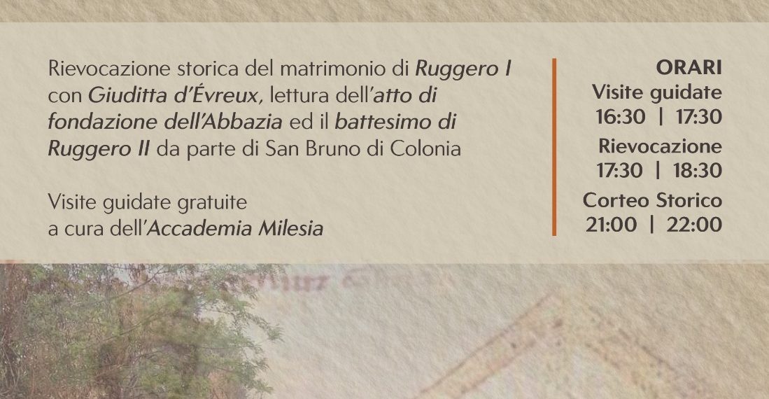 Mileto, fervono i preparativi per la Rievocazione Storica del Corteo di Ruggero il Normanno 1 Mileto, fervono i preparativi per la Rievocazione Storica del Corteo di Ruggero il Normanno