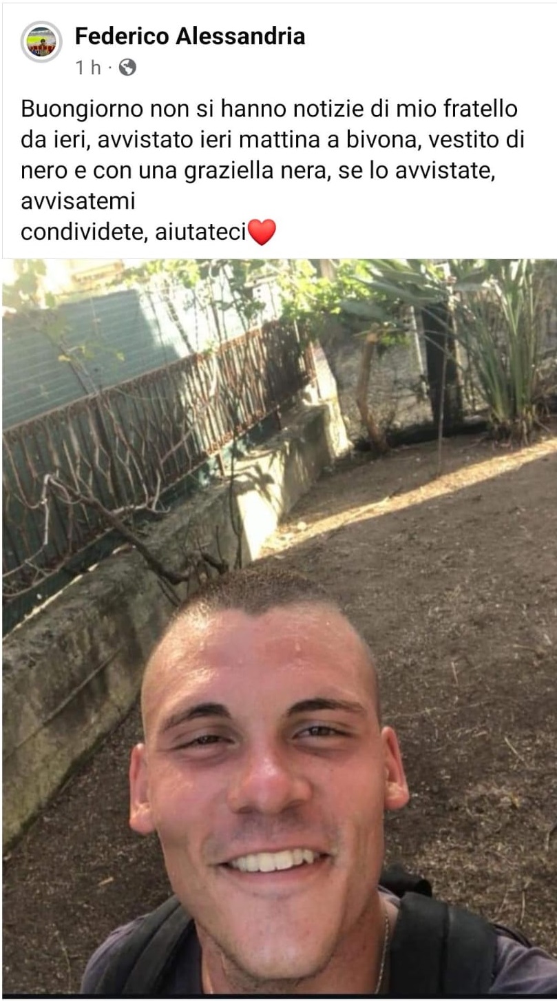 Scomparso un ragazzo di 23 anni, la Prefettura di Vibo Valentia ha attivato il Piano Provinciale Persone Scomparse 2 whatsapp image 2024 08 18 at 17.42.58