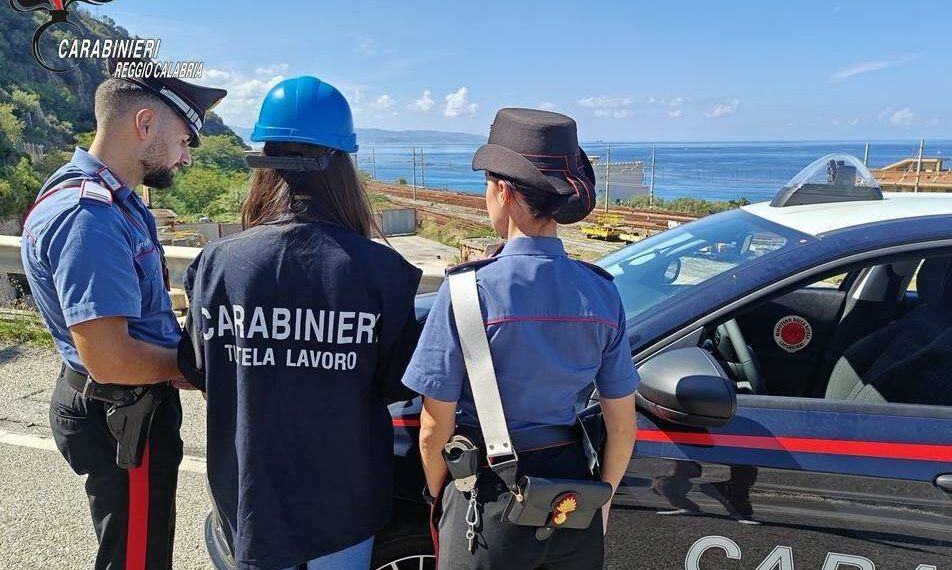 Bagnara Calabra: gravi irregolarità in un cantiere edile