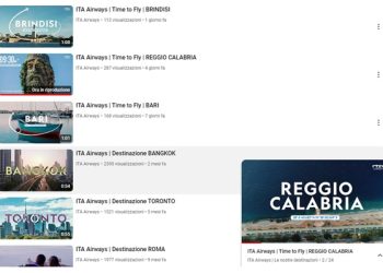“Time to Fly” di ITA Airways celebra la Calabria (VIDEO)