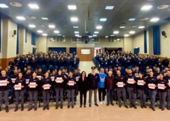 La Scuola di Polizia di Vibo Valentia ha animato la 9^ edizione della “Maratona del Donatore”