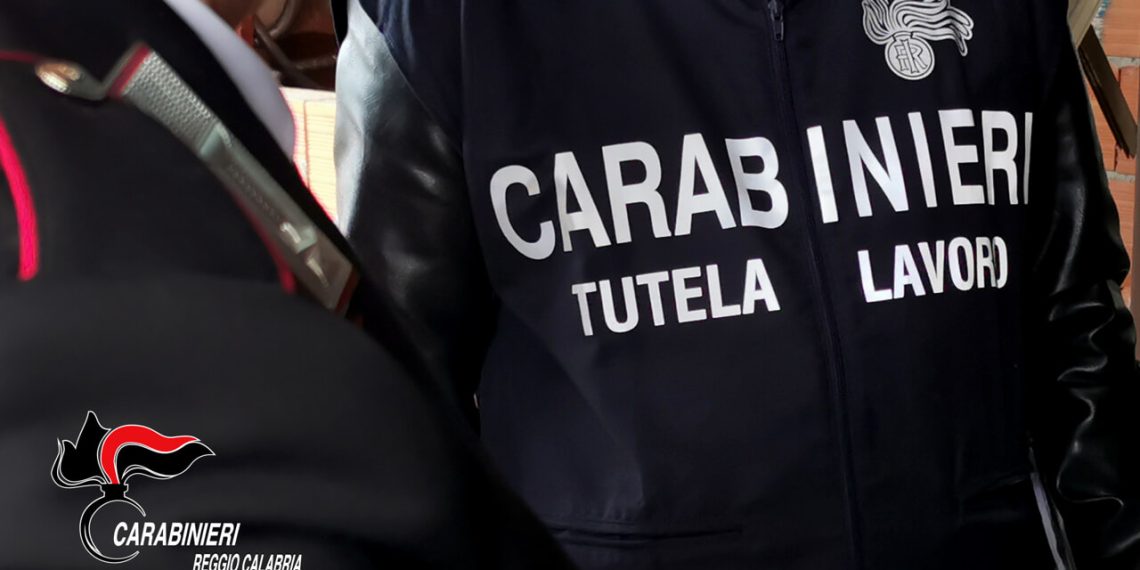 I Carabinieri di Reggio Calabria contro il lavoro sommerso