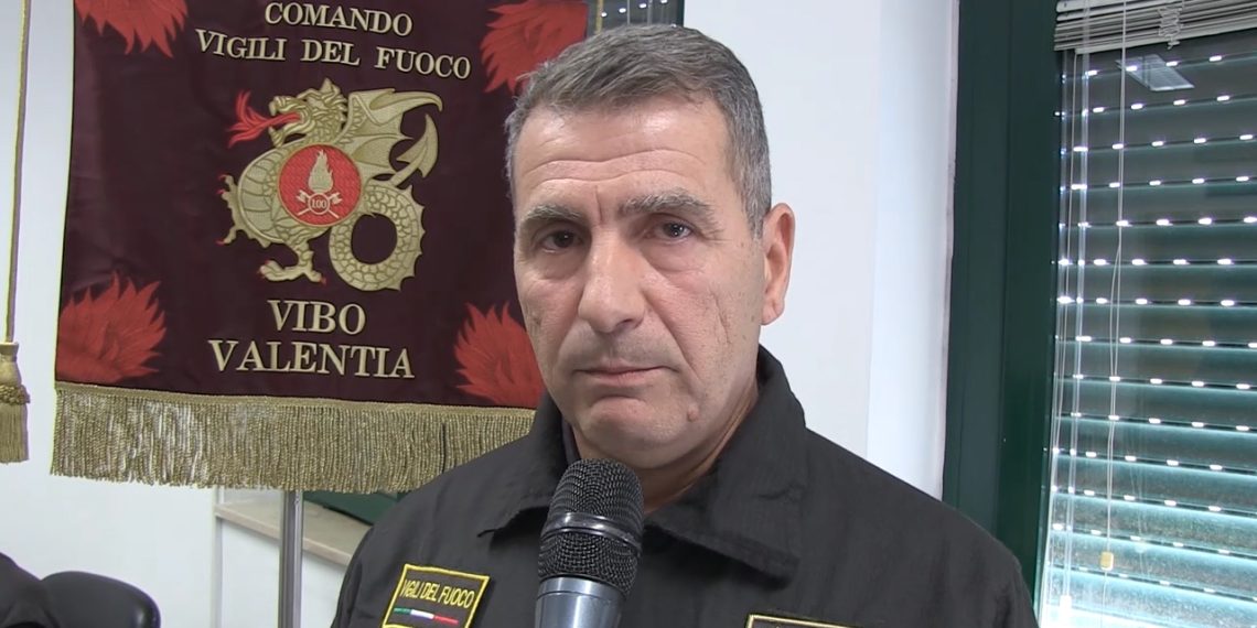 Il nuovo comandante dei Vigili del Fuoco di Vibo Valentia incontra la stampa (VIDEO e intervista)