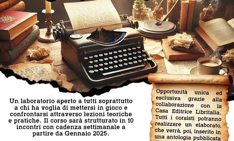 Un corso di scrittura creativa a cura del Centro Studi & Formazione Sigma, in collaborazione con la casa editrice Libritalia 1 Un corso di scrittura creativa a cura del Centro Studi & Formazione Sigma, in collaborazione con la casa editrice Libritalia