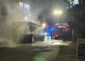 Un incendio ha distrutto un autobus Atam a Reggio Calabria