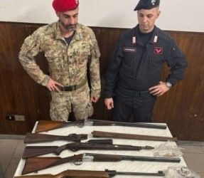 A Melito Porto Salvo sequestrate armi e munizioni, denunciate tre persone (VIDEO)