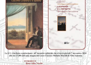 Oggi al Liceo M. Morelli una riflessione sul “Sublime”, attraverso un percorso che va dal ‘700 a Leopardi