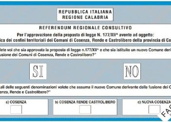 Oggi urne aperte per il referendum per la creazione della città unica tra Cosenza, Rende e Castrolibero