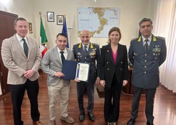 Visita del console generale degli Stati Uniti al Comando Regionale Calabria della Guardia di Finanza