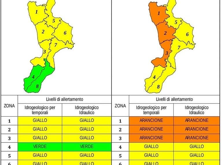 Sarà una domenica di maltempo. Scatta l’Allerta Meteo ed il Comune di Vibo Valentia avvisa la cittadinanza