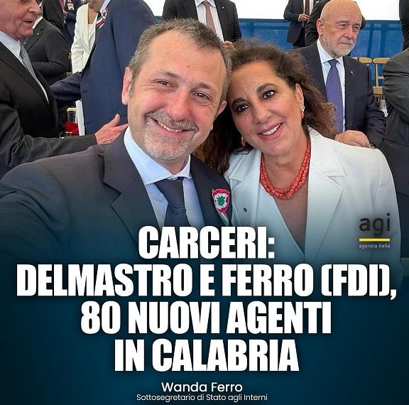 80 nuovi agenti di Polizia Penitenziaria saranno assegnati alle carceri calabresi 1 80 nuovi agenti di Polizia Penitenziaria saranno assegnati alle carceri calabresi