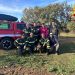 Un cane precipita in un dirupo e viene recuperato dai Vigili del fuoco