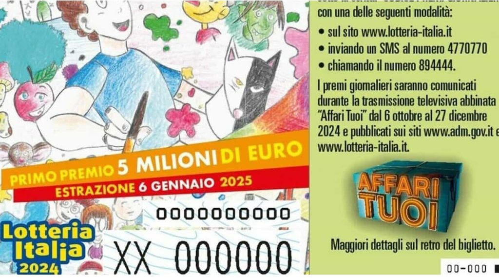 Lotteria Italia, in Calabria solo briciole, ma uno dei due biglietti da 20.000 euro è stato venduto a Vibo Valentia