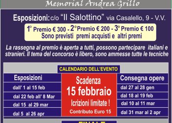 Al via terza edizione del Premio nazionale di pittura dell'”Annuale arti visive” Memorial Andrea Grillo