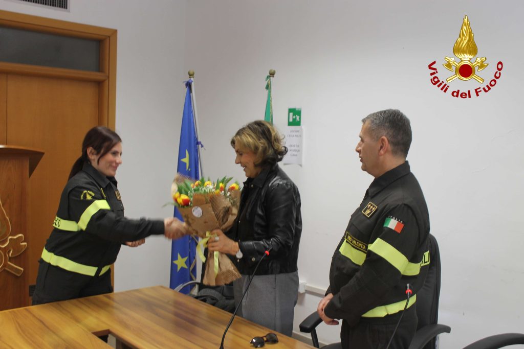 Il Prefetto Anna Aurora Colosimo in visita istituzionale al Comando dei Vigili del Fuoco di Vibo Valentia 7 IMG 0443wtmk
