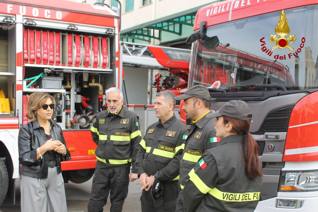 Il Prefetto Anna Aurora Colosimo in visita istituzionale al Comando dei Vigili del Fuoco di Vibo Valentia 6 IMG 0453wtmk