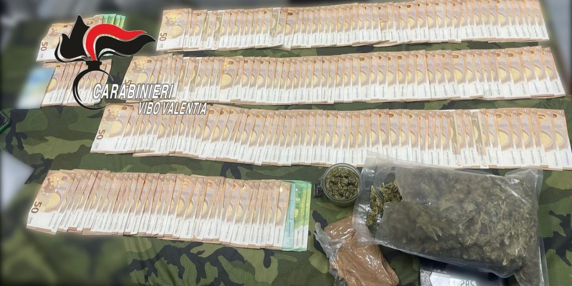 Contanti e droga: arrestato un quarantenne a Mileto