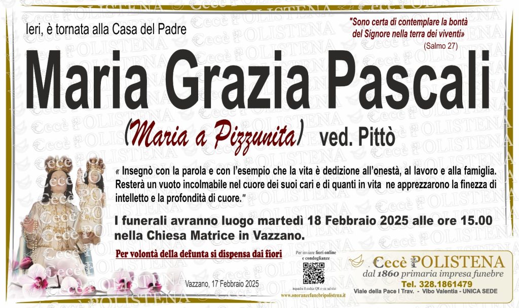 Cordoglio a Vazzano per la morte di una signora stimata da tutti 2 WhatsApp Image 2025 02 17 at 12.40.52