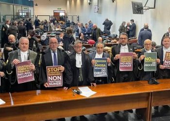 Processo d’Appello Rinascita Scott a Catania, dura protesta degli avvocati