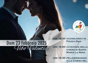 Il 23 febbraio 2025 a Vibo Valentia il Giubileo Diocesano dei Fidanzati