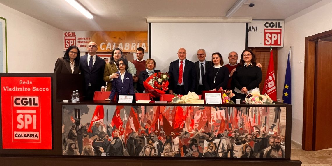Pensionati, la sede regionale Spi Cgil a Lamezia Terme intitolata a Vladimiro Sacco