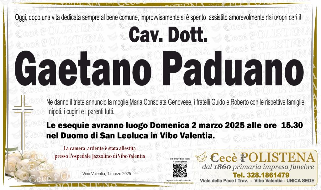 Morto all'improvviso Gaetano Paduano, Presidente dell'UIR, Unione Insigniti al Merito della Repubblica 2 WhatsApp Image 2025 03 01 at 10.11.41