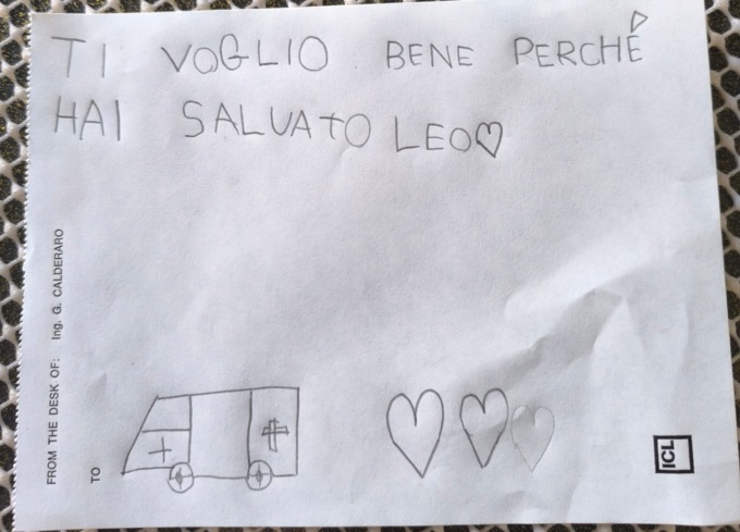 Il piccolo Leonardo scrive ai medici di Vibo Valentia che lo hanno salvato 3 WhatsApp Image 2025 03 05 at 10.07.24 1 680x489 1