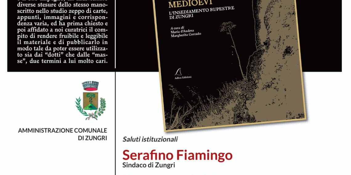 A Zungri la presentazione del volume dedicato allo studioso Achille Solano, lo scopritore del Sito Rupestre