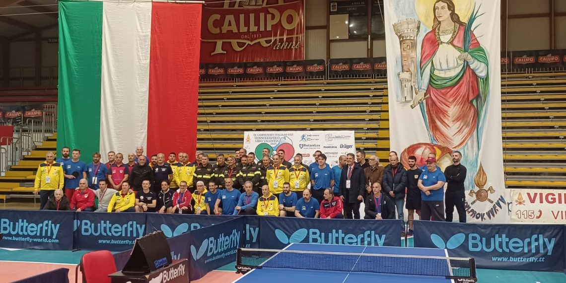 Incominciati a Vibo Valentia i Campionati Italiani Tennis Tavolo dei Vigili del Fuoco 1 Incominciati a Vibo Valentia i Campionati Italiani Tennis Tavolo dei Vigili del Fuoco