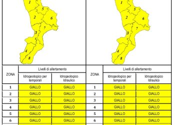 Si attenua il maltempo, si passa all’Allerta Gialla: i chiarimenti di Arpacal sui criteri adottati