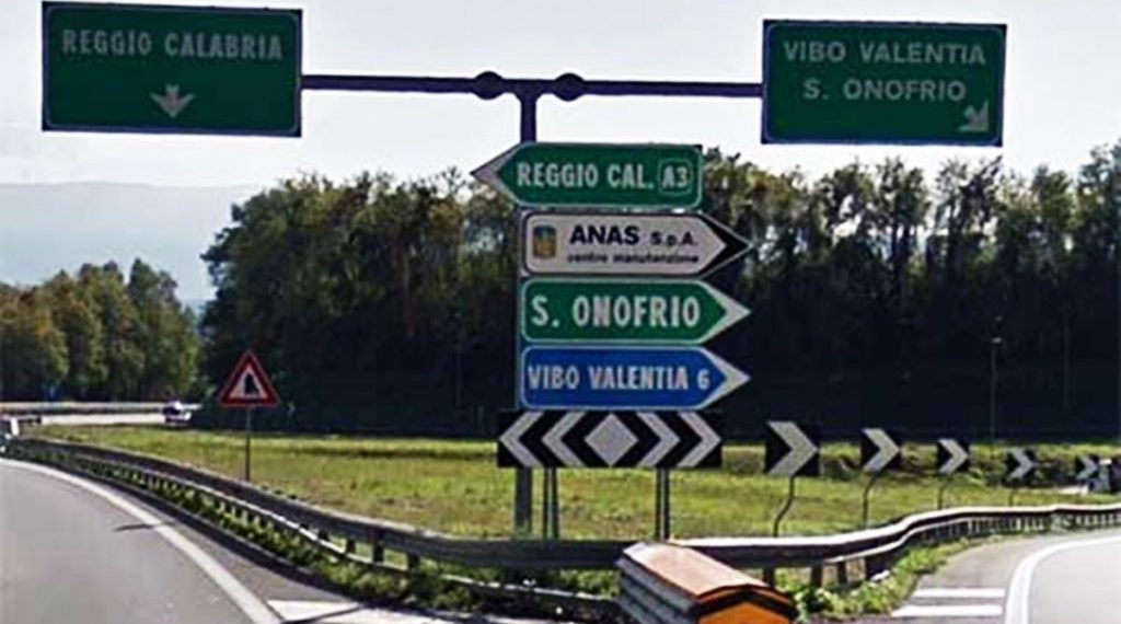 Chiuso lo svincolo di Vibo Valentia – Sant’Onofrio per una notte