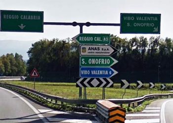 Chiuso lo svincolo di Vibo Valentia – Sant’Onofrio per una notte