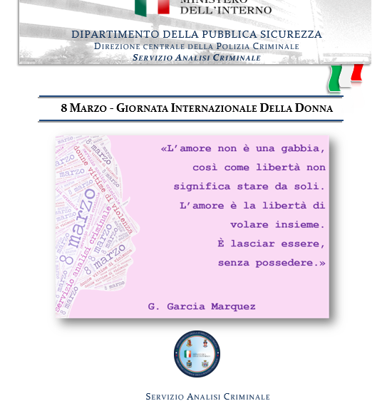 Presentato il report di analisi “8 Marzo – Giornata internazionale della donna”