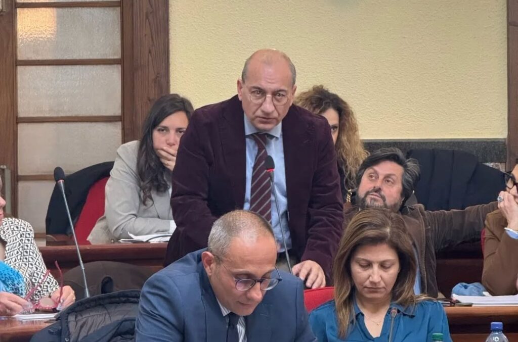 Antonio Scuticchio in Consiglio comunale